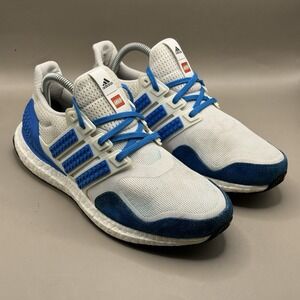 Adidas Ultraboost DNA x LEGO Shock Blue White Mens Sneaker Shoe - SIZE 7